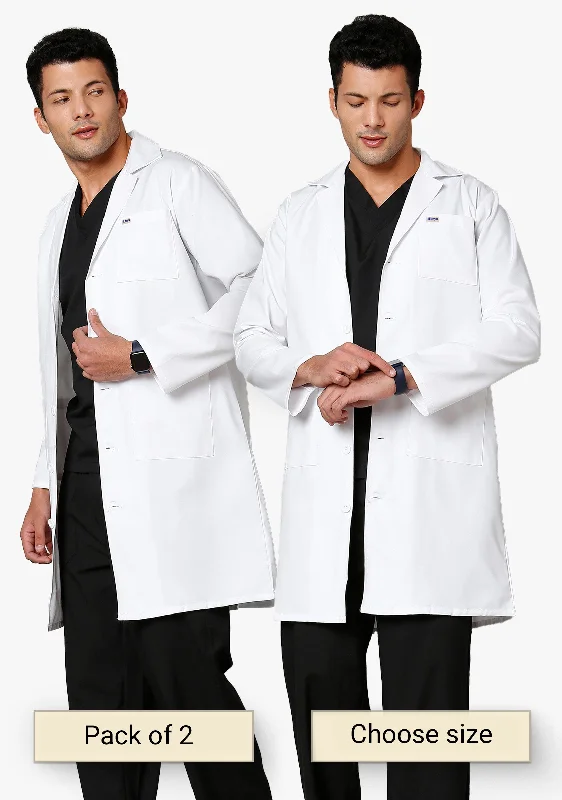 women's travel-friendly jacket -Chief Men's Lab coat apron (Pack of 2)