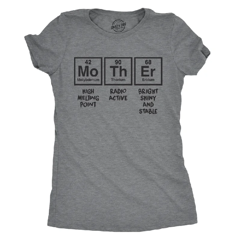 women's ribbed knit top -Mother Periodic Table Women's T Shirt