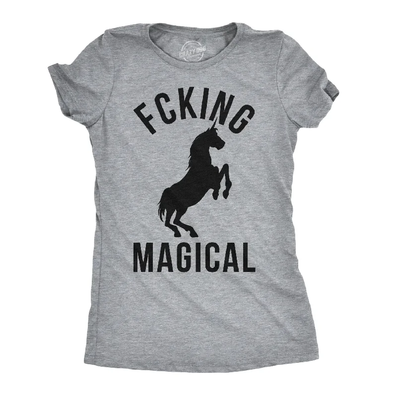 women's twist-front blouse -Fcking Magical Women's T Shirt