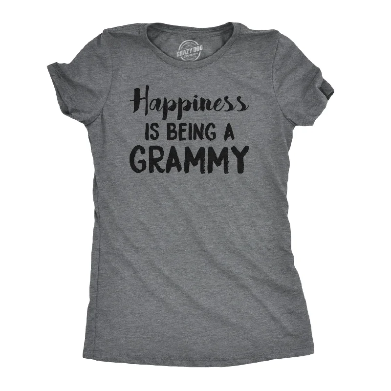 women's knitted sweater top -Happiness Is Being A Grammy Women's T Shirt