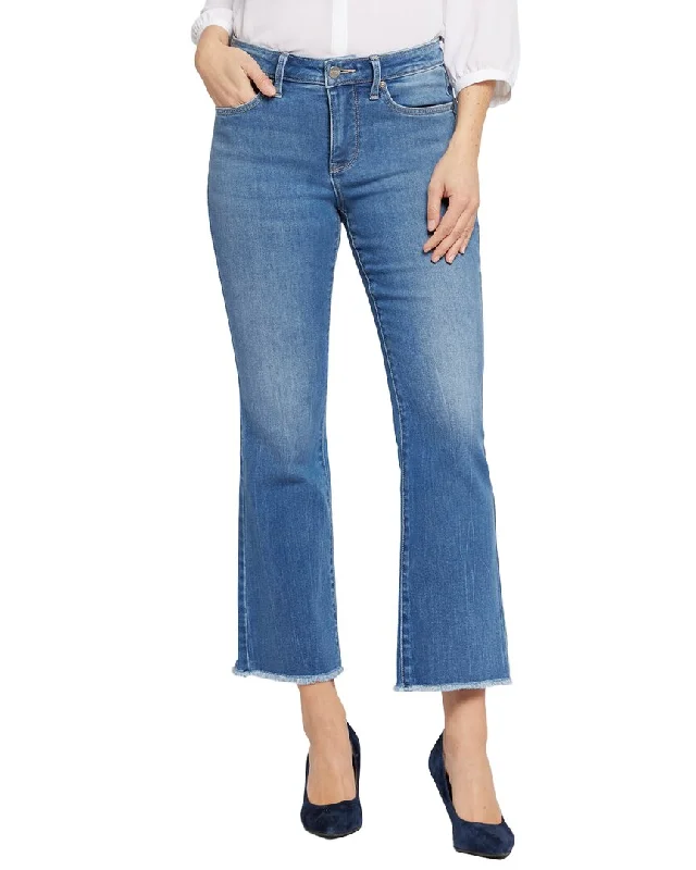 women's soft cotton denim jeans -NYDJ Barbara Fairmont Ankle Crop Jean