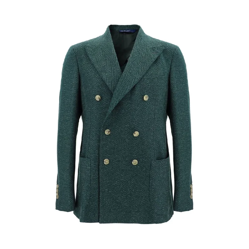 warm alpaca wool coat for ladies -Gi Capri Blazer Men's Jacket