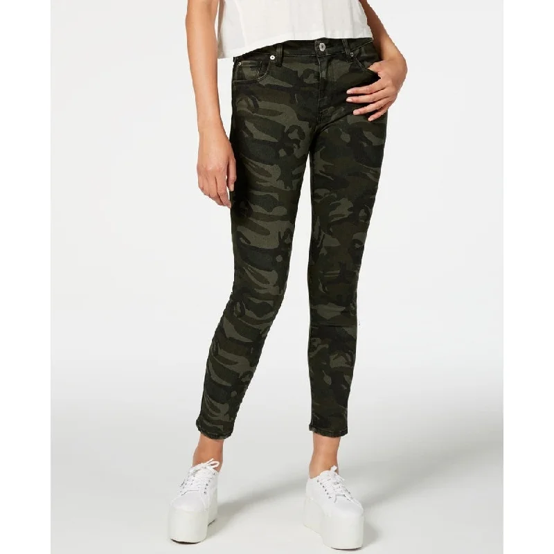 comfortable stretch bootcut jeans -STS Blue Women's Ellie Camouflage-Print Ankle Skinny Jeans Green