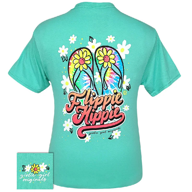 women's soft lounge top -Flippie Hippie Cool Mint SS-2483