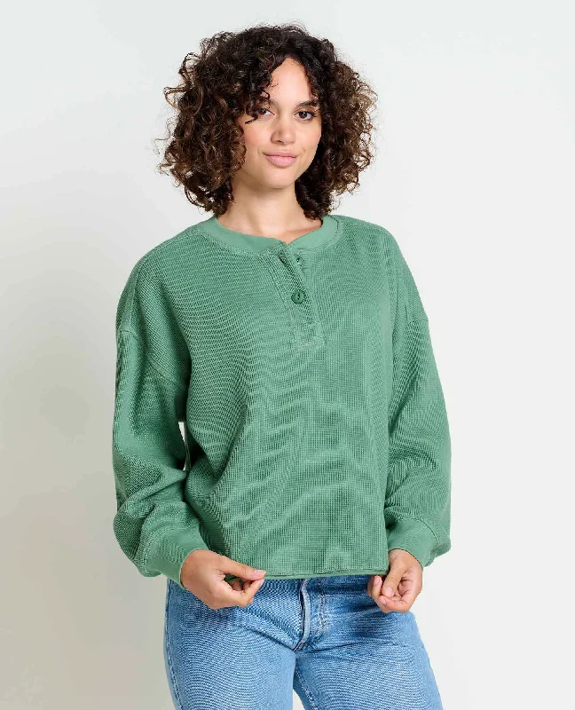 oversized cotton tee for women -McCloud Henley