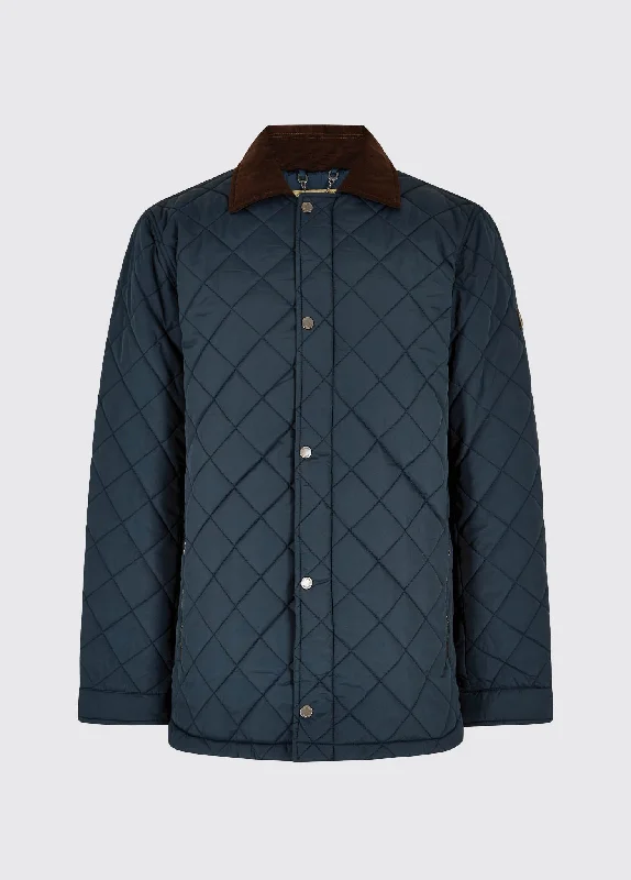 women's classic pea coat -Mountusher Quilted Jacket - Navy