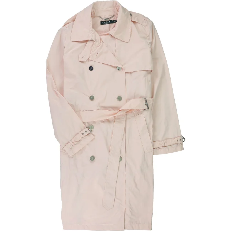 versatile trench coat for ladies -Ralph Lauren Womens Fatyela Coat, Pink, 6