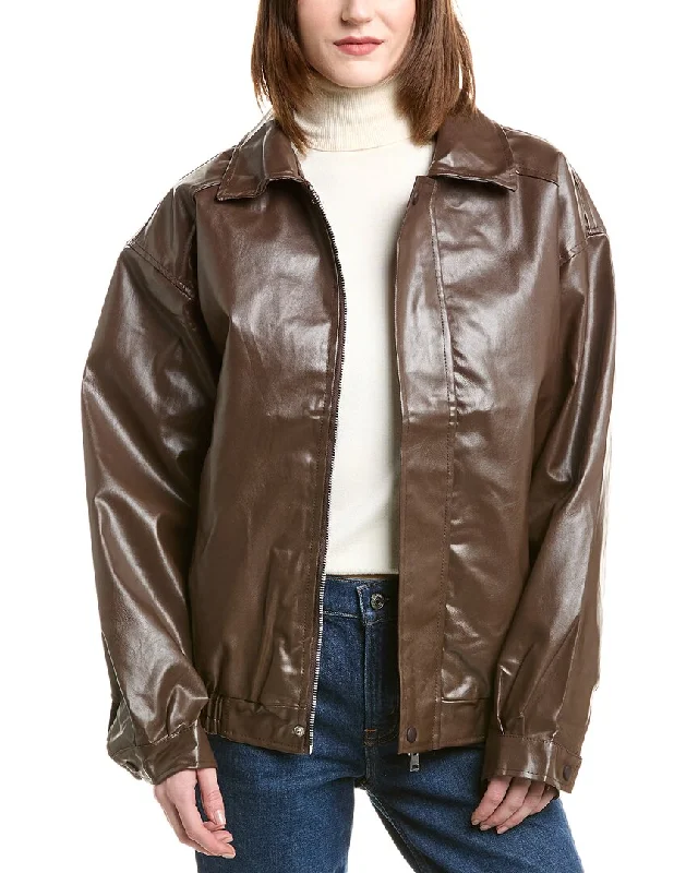 women's hooded winter jacket -SERENETTE Bomber Jacket