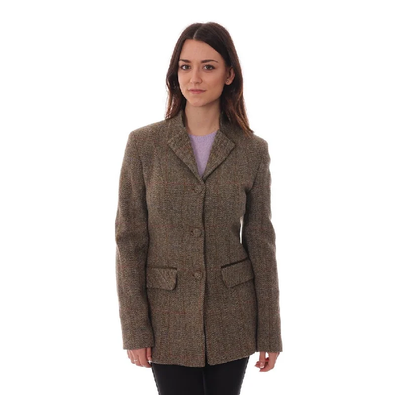 casual oversized shacket for women -Ladies Harris Tweed Jacket - Sally - CLEARANCE