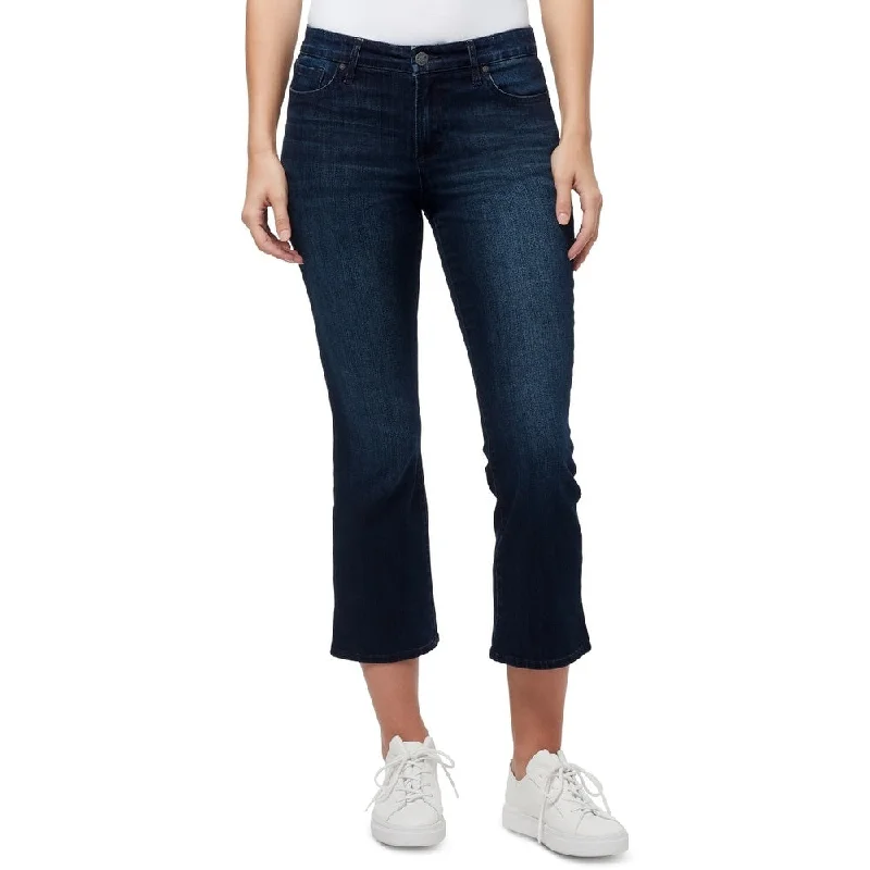 relaxed bootcut jeans for women -William Rast Women's Cropped Bootcut Jeans Blue