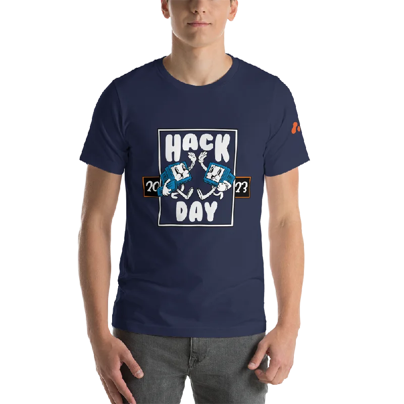 relaxed-fit tunic tee for women -Unisex HackDay'23 T-shirt (Limited Edition) - 2