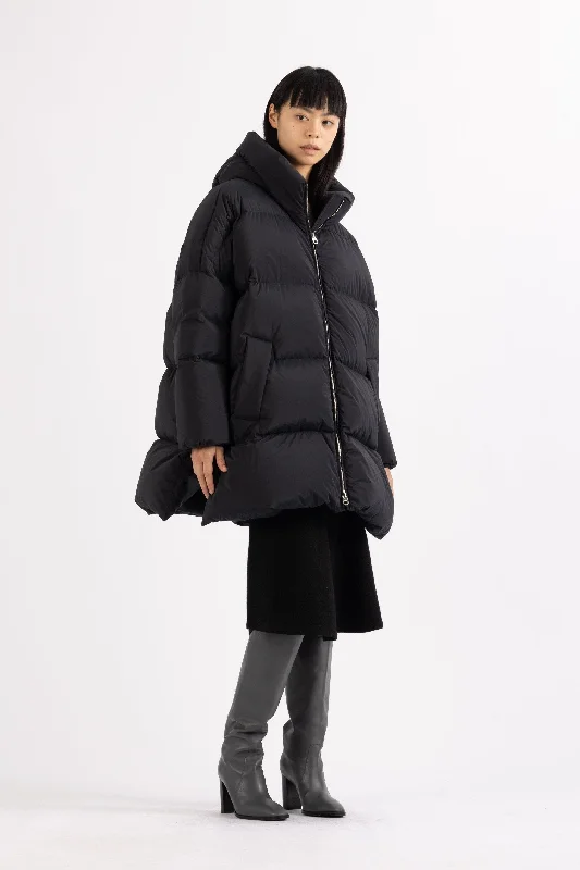 versatile casual coat for women -OVERSIZED DOWN PARKA DUA