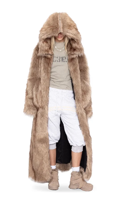 warm down coat for women -Fur Coat