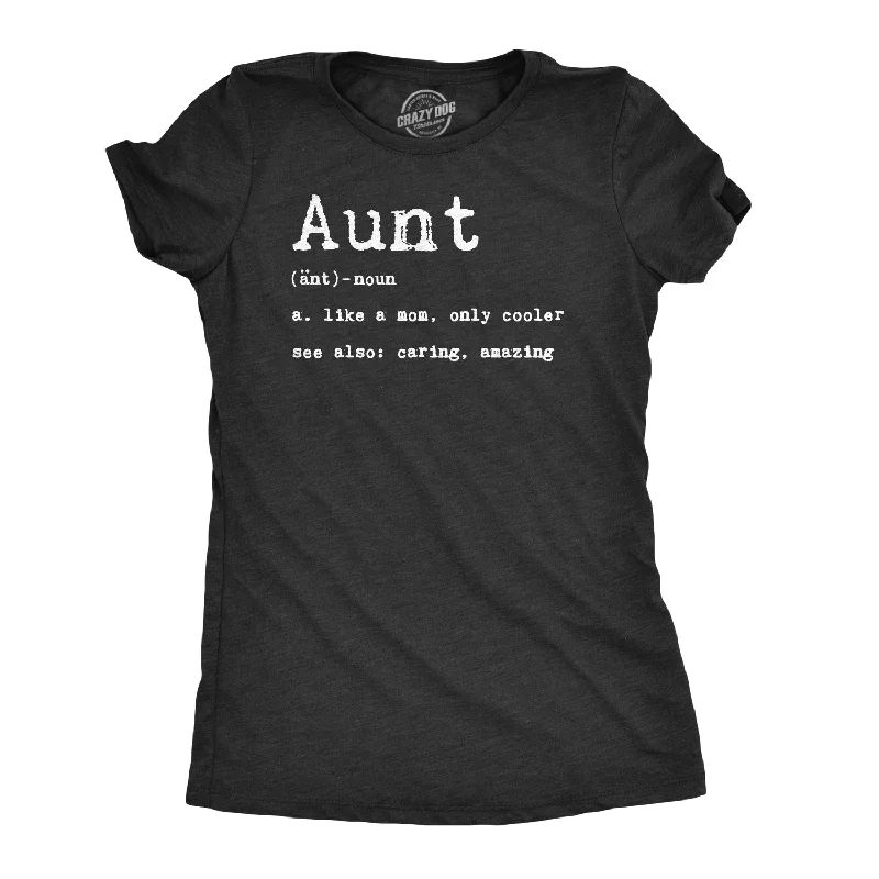 trendy puff sleeve blouse for women -Aunt Definition Women's T Shirt