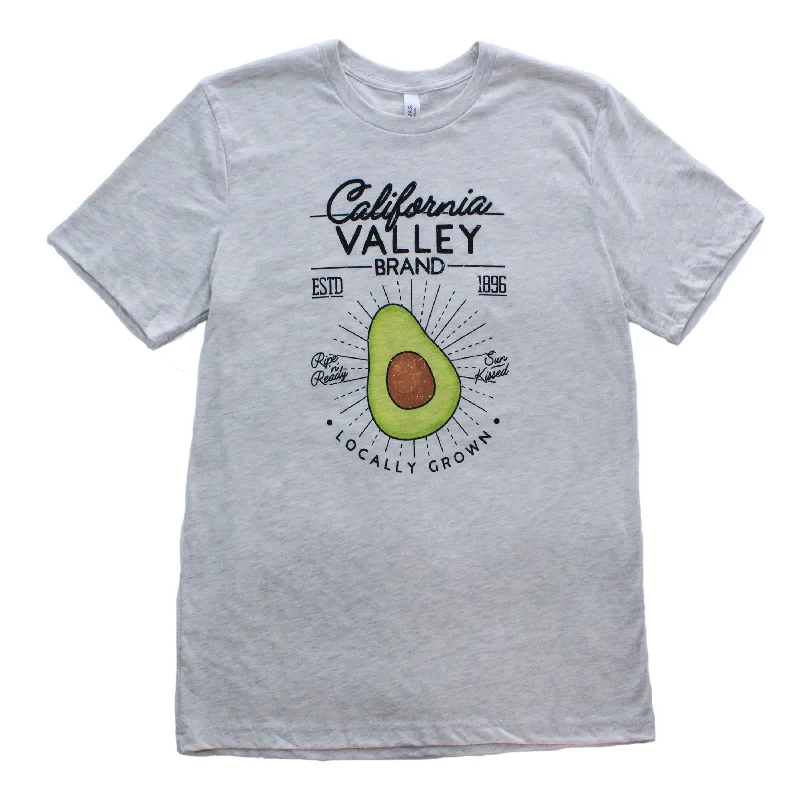 women's ribbed knit top -California Grown Avocado T-Shirt