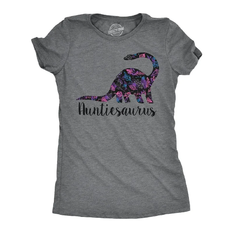 ladies' draped wrap top -Auntiesaurus Women's T Shirt