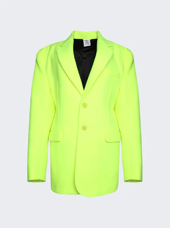 sporty track jacket for women -Fleece Tailored Blazer Jacket