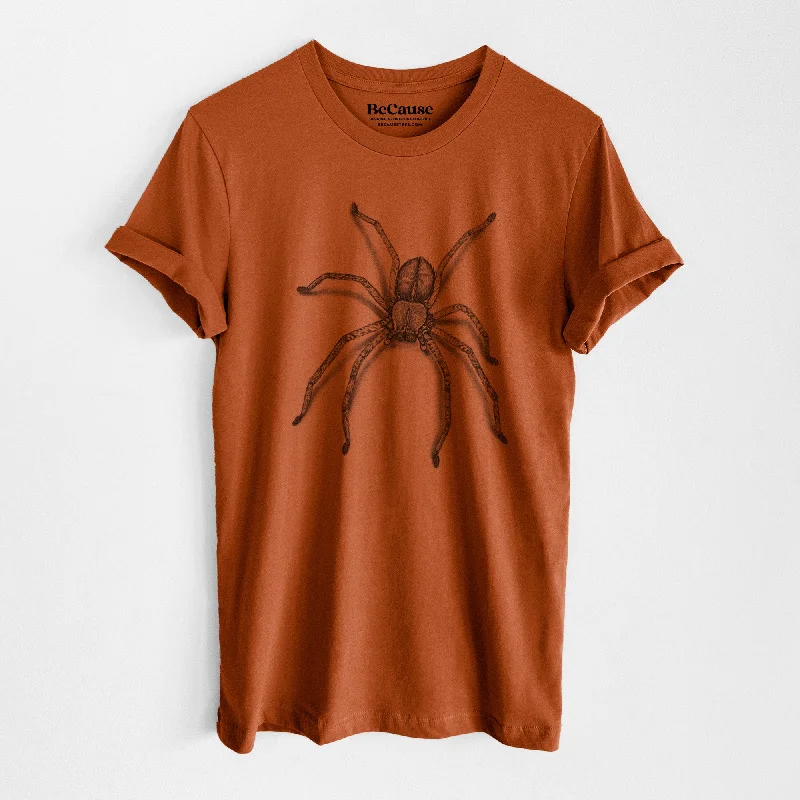 cute button-front blouse for women -Huntsman Spider - Olios giganteus - Lightweight 100% Cotton Unisex Crewneck