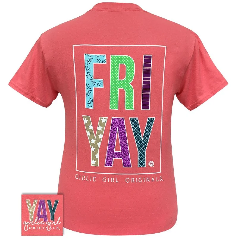 ultra-soft stretch top for women -Fri-Yay-Coral Silk SS-2172