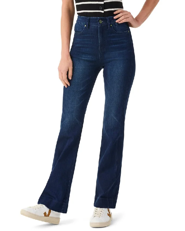 ladies' ripped boyfriend-style jeans -NIC & ZOE Breakaway Bootcut Side Panel Jean