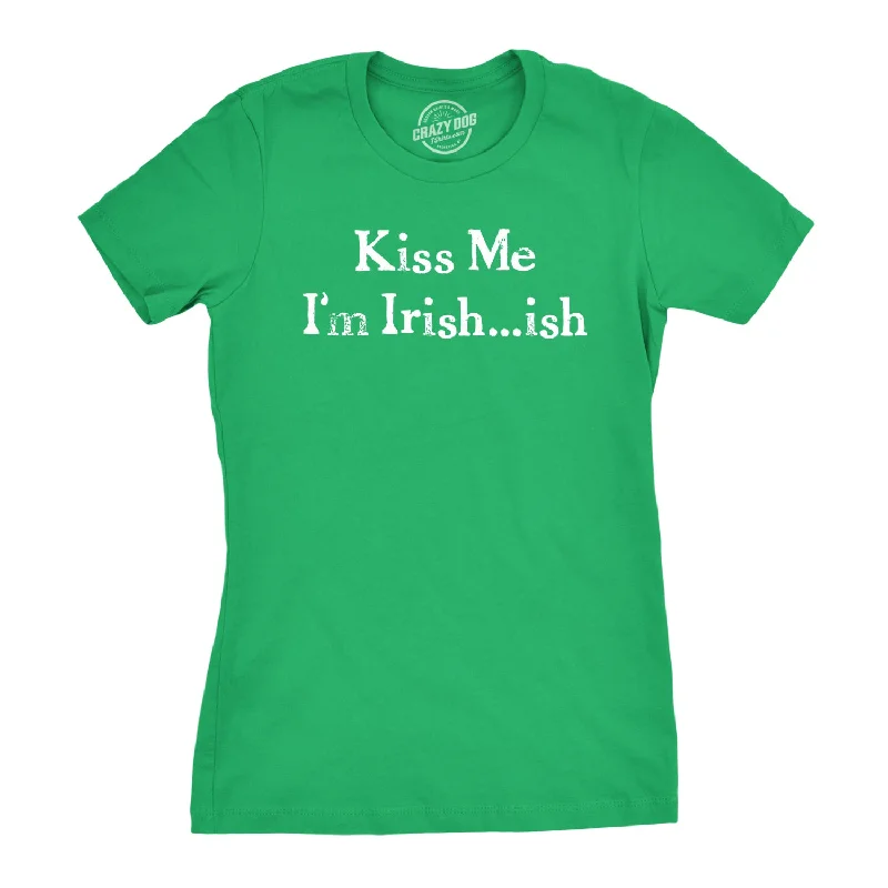 women's embroidered boho blouse -I'm Irish-ish So Kiss Me Women's T Shirt