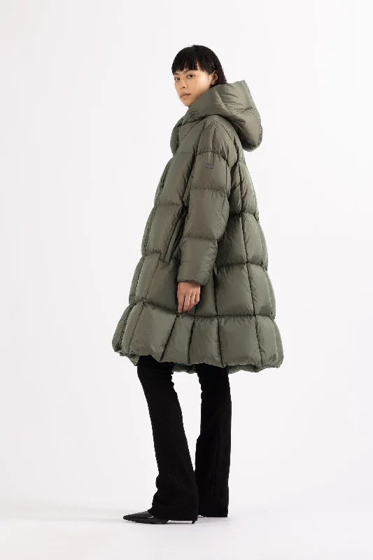 elegant long coat for women -DOWN COAT EFA