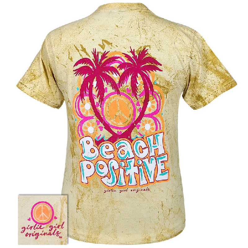 ladies' ruched front blouse -Beach Positive Citrine SS-2485