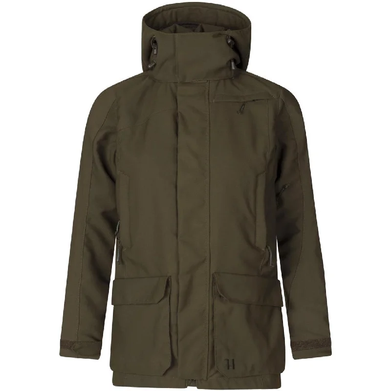 military-style coat for women -Harkila Pro Hunter GTX Lady Jacket - Willow Green