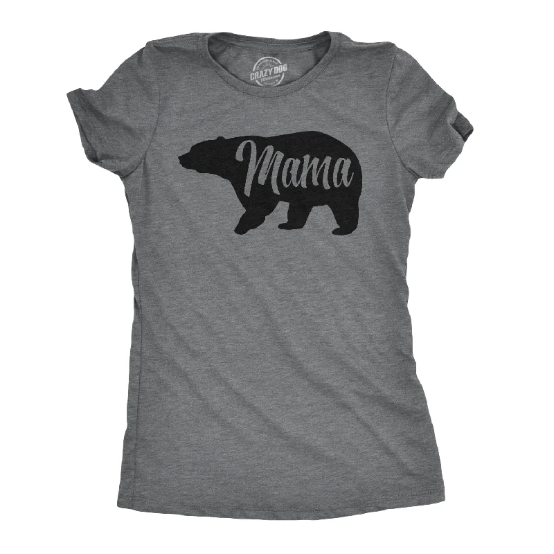 ladies' cold-shoulder top -Mama Bear Women's T Shirt