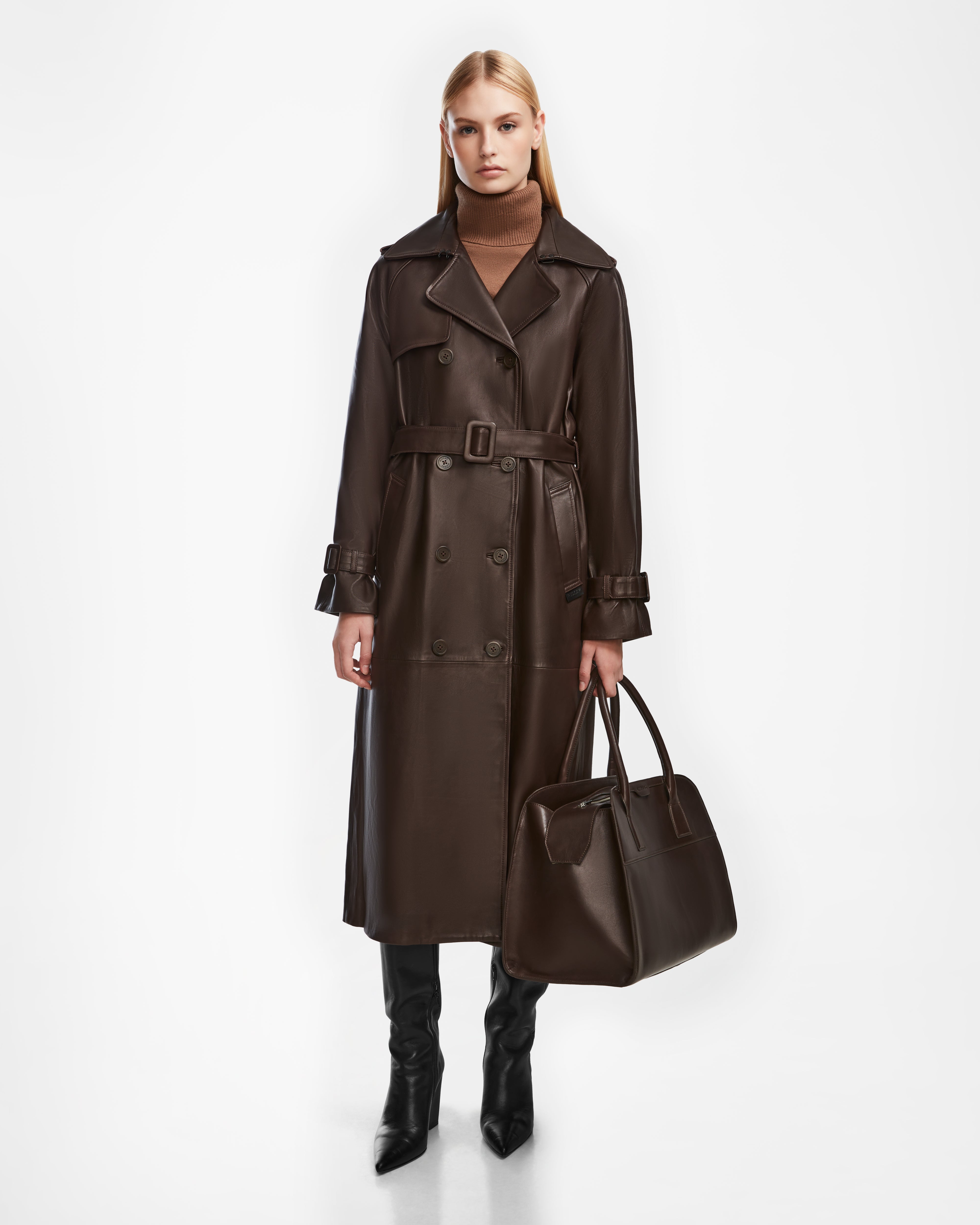 casual coats for women -CASSIE L - 8124531 Espresso