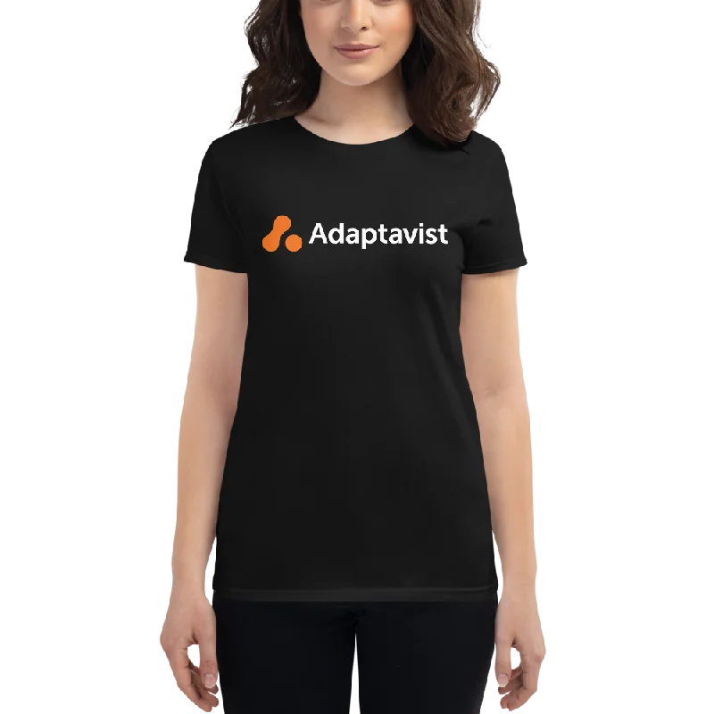 women's striped casual shirt -Women's Adaptavist Simple Logo T-shirt MC