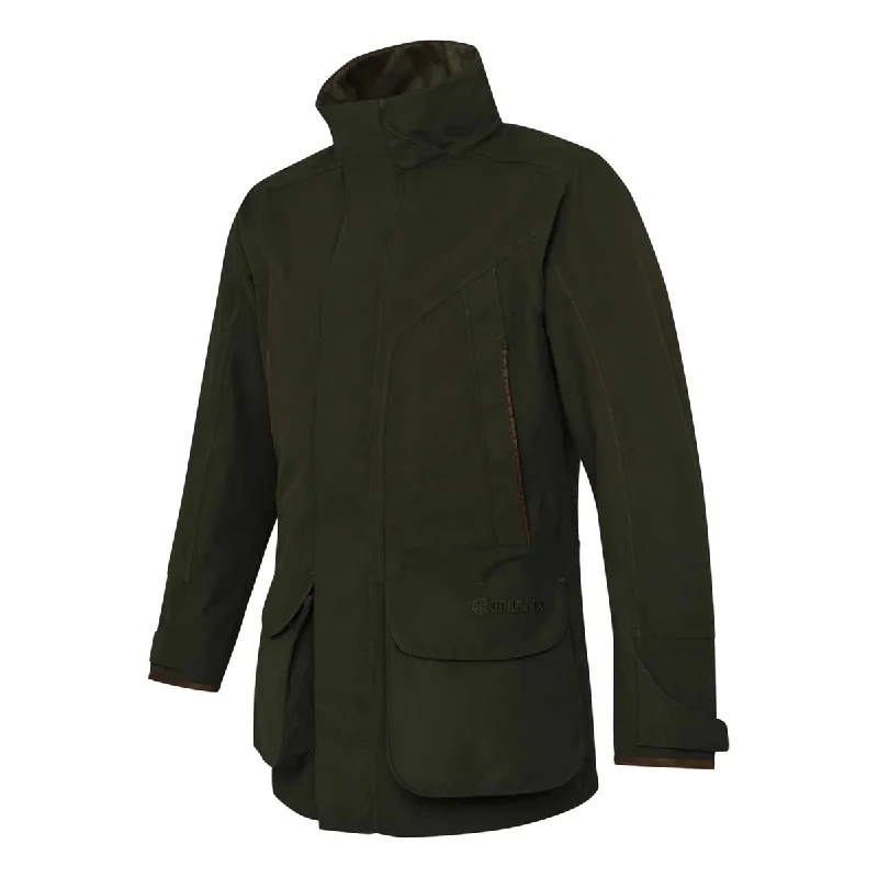 ladies' wool overcoat -Beretta Tempesta Jacket - British Green