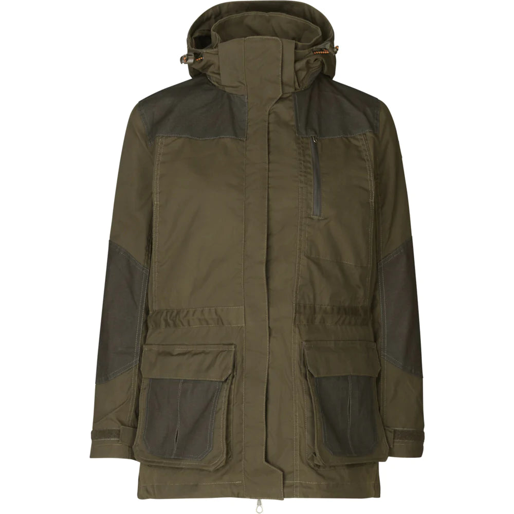 zip-up casual anorak jacket for women -Seeland Key-Point Lady Jacket - Pine Green