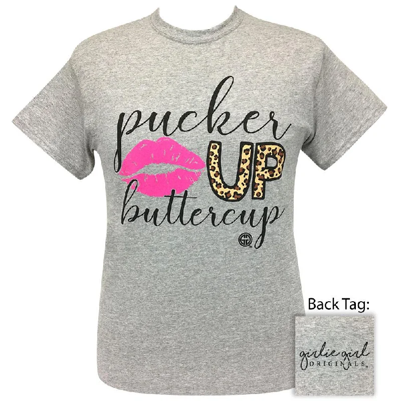 ladies' boyfriend-style shirt -Pucker Up Sports Grey - SS-2272