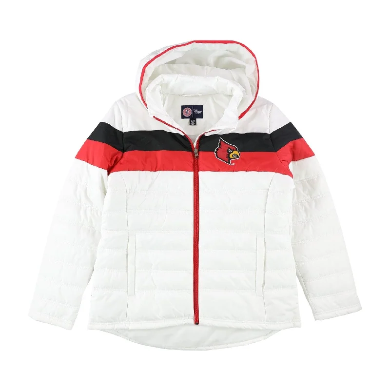 classic camel coat for ladies -G-Iii Sports Womens University Of Louisville Puffer Jacket