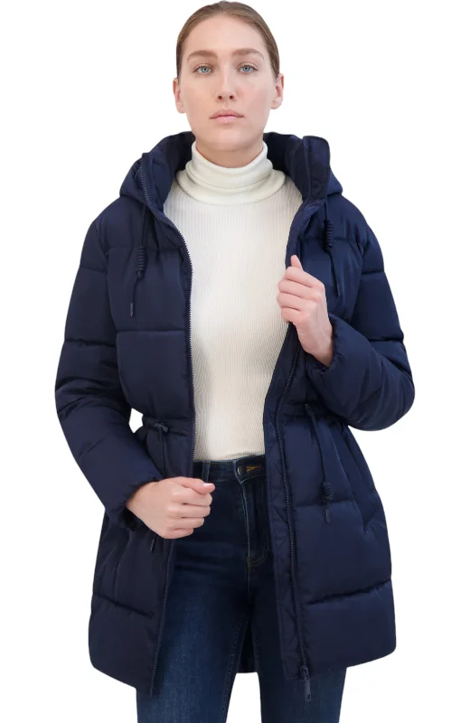 versatile trench coat for ladies -Rebecca Minkkoff Women's Vegan Down Puffer