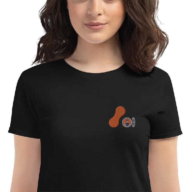 women's classic polo shirt -Women's Embroidered T-shirt - Adaptavist Hello Design