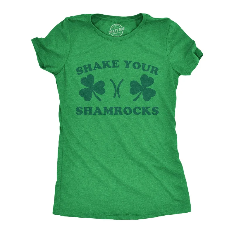 women's embroidered boho blouse -Shake Your Shamrocks Women's T Shirt