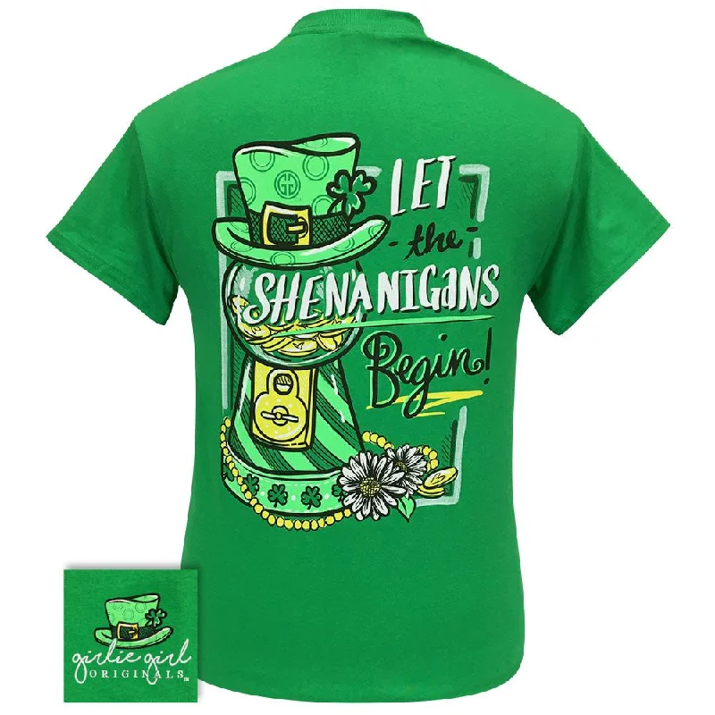 women's soft lounge top -Shenanigans Irish Green-SS-2265