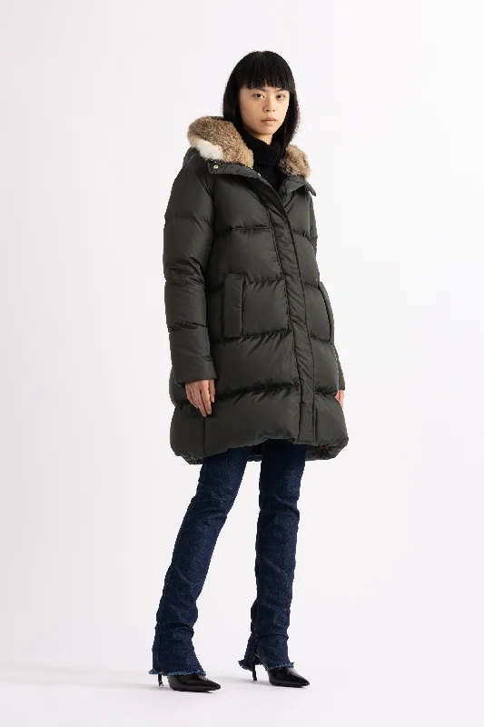 women's thermal long coat -DOWN COAT NEV