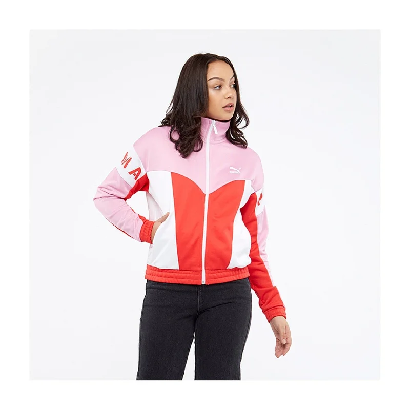 women's casual denim jacket -Puma Womens XTG Track Jacket, Red, X-Small