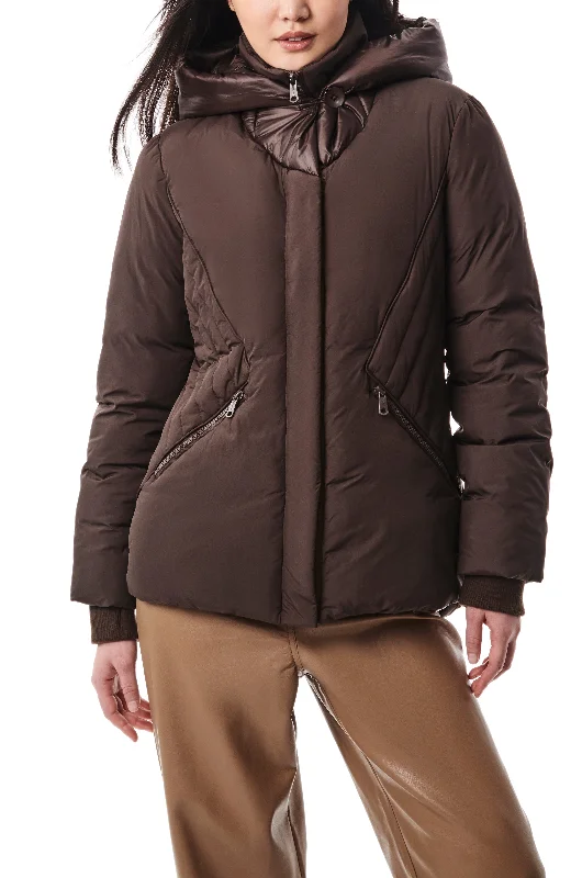 women's reversible coat -Short Heavy Puffer