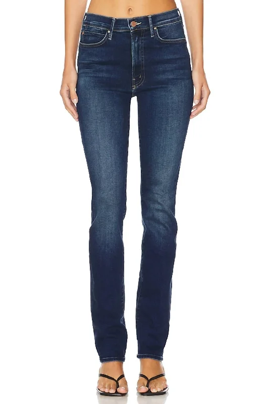 comfortable high-rise jeans for women -High Waisted Rascal Jeans In Uncharted Waters