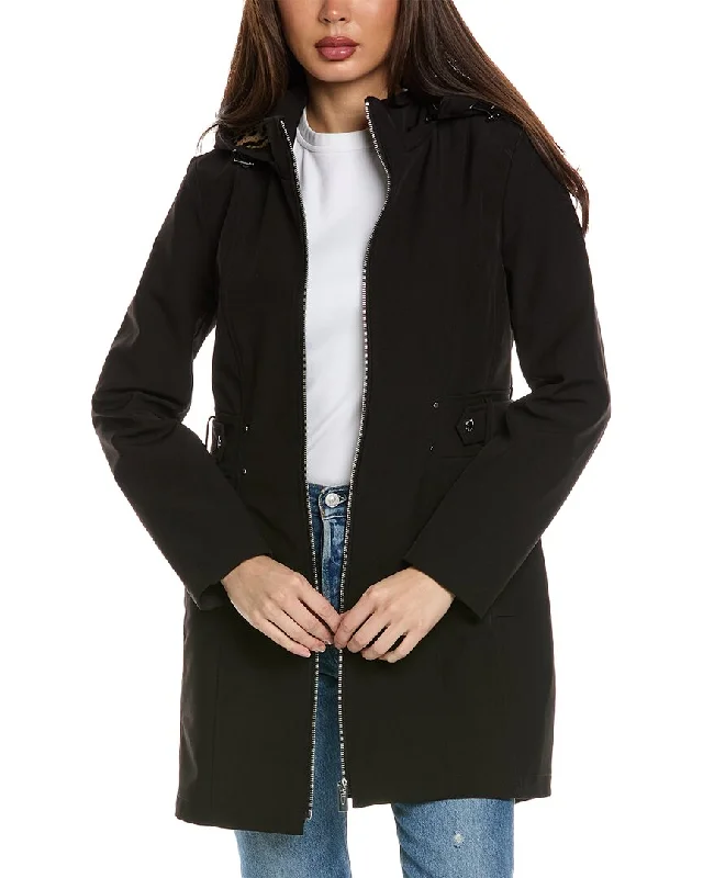 women's varsity bomber jacket -Via Spiga Softshell Coat