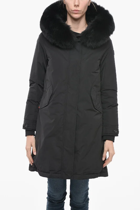 ladies' fur-lined jacket -Woolrich Removable Fur KEYSTONE Parka