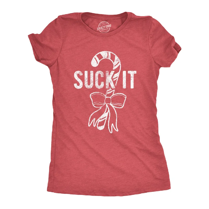 women's fitted long sleeve top -Suck It Women's T Shirt