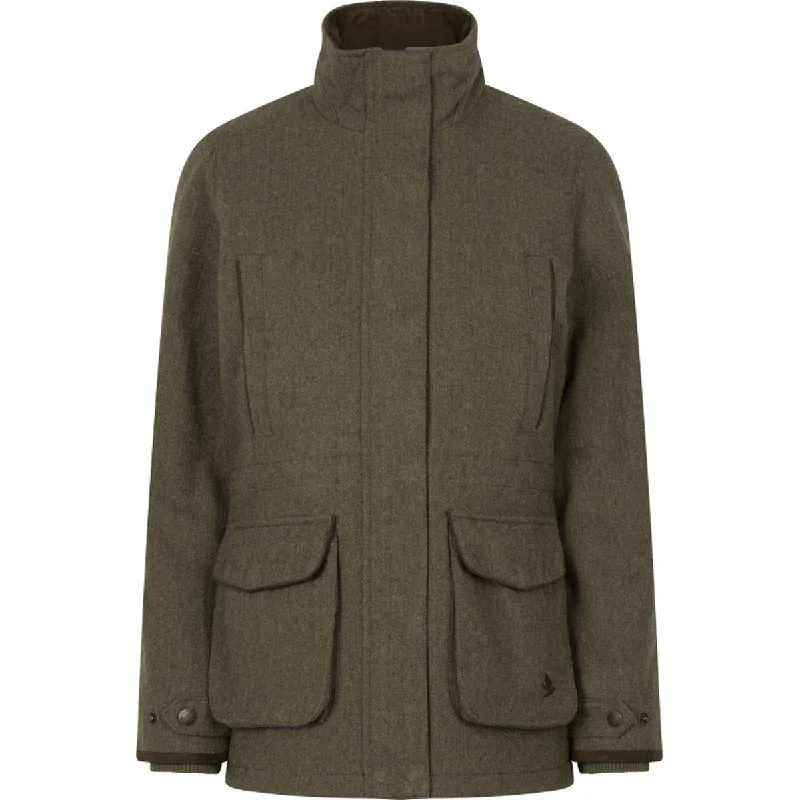 women's oversized corduroy jacket -Seeland Women's Hillside Harriet Jacket - Moss Green