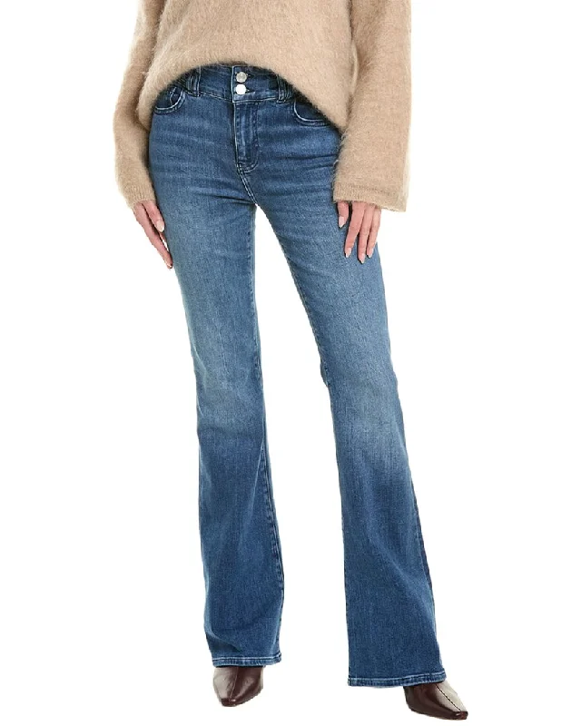 women's mid-rise skinny jeans -FRAME Denim Le High Crossings Flare Jean