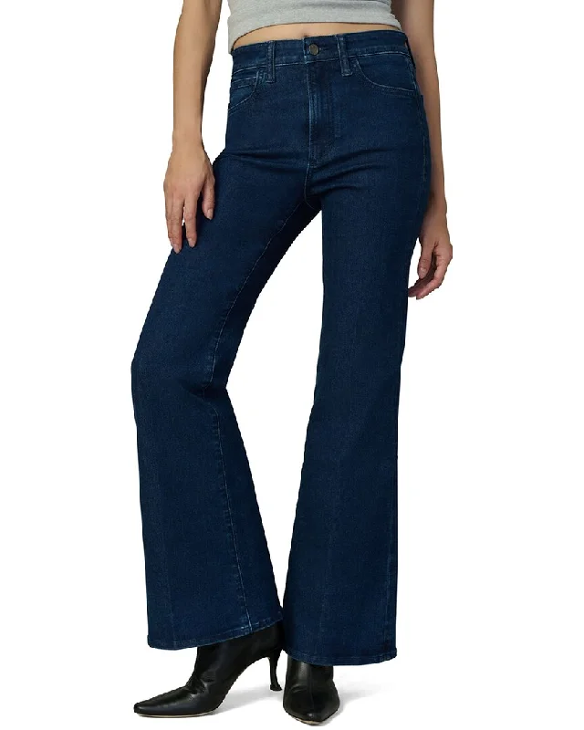 high-rise slim-fit jeans for women -JOE'S Jeans Petite Kiss The Rain High-Rise Flare Jean