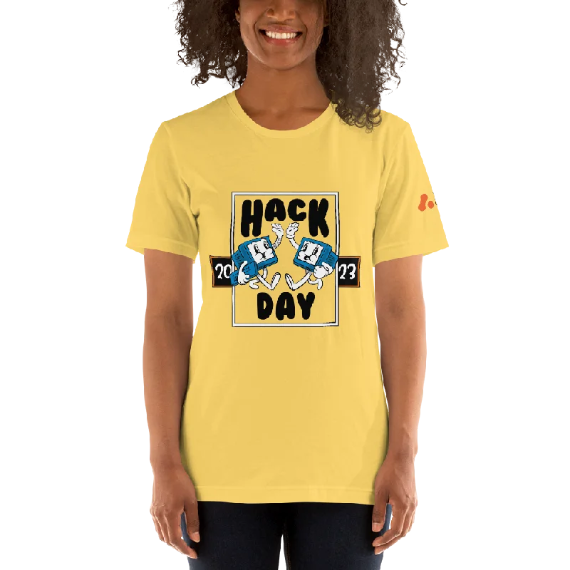 ladies' casual tunic top -Unisex HackDay'23 T-shirt (Limited Edition) - 1